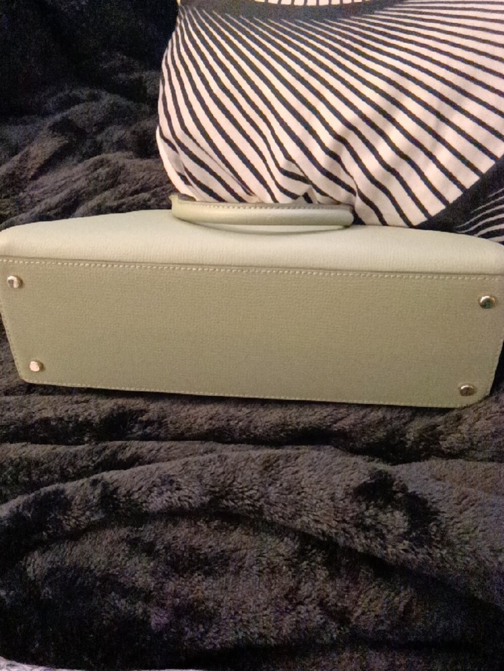 kate spade New York Phoebe Balsam olive green dome satchel NWT , - Picture 6 of 6